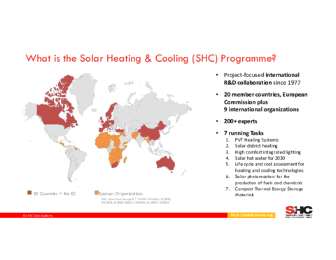Bärbel Epp - Intro into IEA SHC & Solar Academy