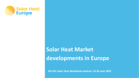 Valérie Sejourne_Solar heat market developments in Europe