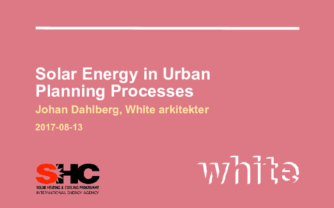 Webinar presentation by Johan Dahlberg