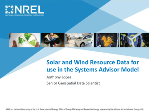 Webinar Presentation by Anthony Lopez